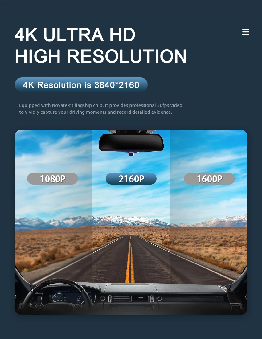4K Plug and Play Dash Cam Car DVR Camera For Volkswagen VW Passat B8,Tiguan MK2,CC,Golf,Multivan T6,Touran, For Skoda Octavia