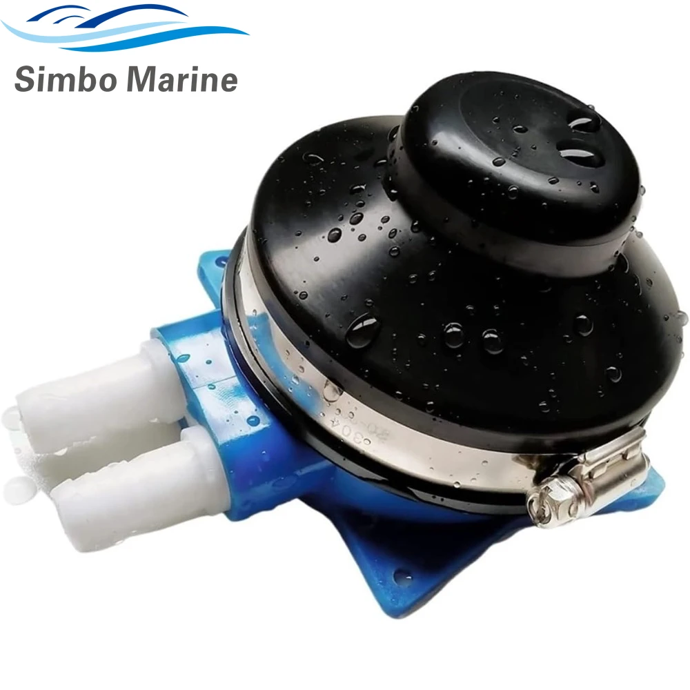 Marine Foot Water Pump Suitable for 1/2" Flexible Hose Made Self-Priming for Marine RV Boat Bilge Galley Pump Toilet Wash Basin