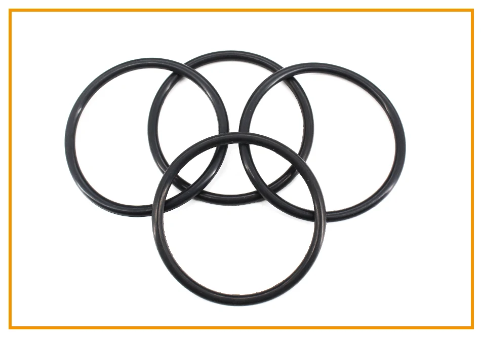 CS3.55/5/5.3mm ID17-240mm NBR O Ring Seal Gasket Thickness Wear Resistant Automobile Petrol Nitrile Rubber O-Ring Waterproof
