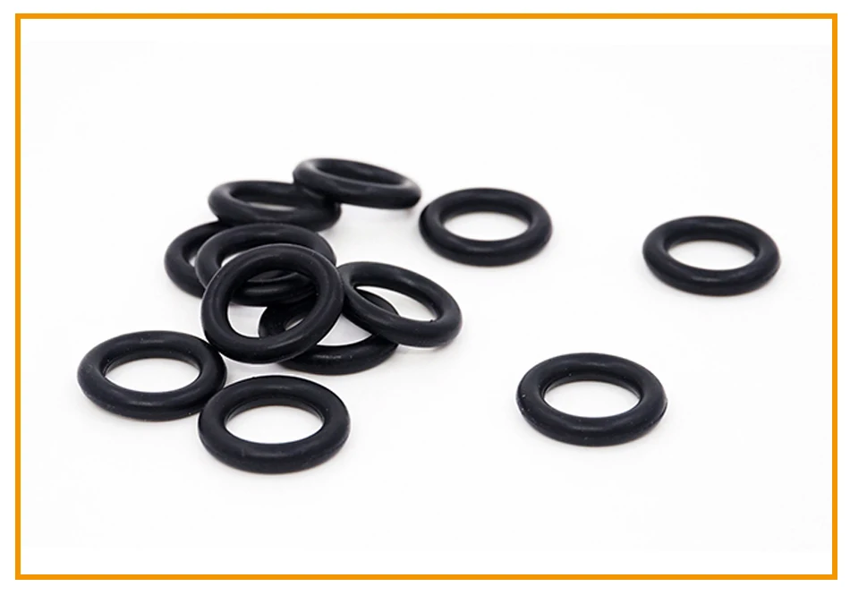 CS3.55/5/5.3mm ID17-240mm NBR O Ring Seal Gasket Thickness Wear Resistant Automobile Petrol Nitrile Rubber O-Ring Waterproof