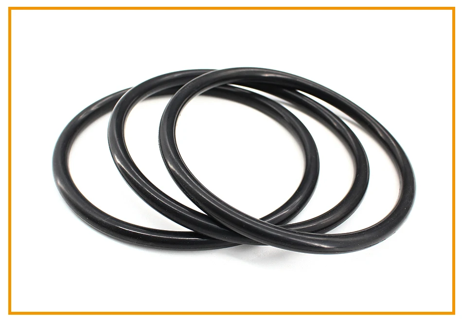 CS3.55/5/5.3mm ID17-240mm NBR O Ring Seal Gasket Thickness Wear Resistant Automobile Petrol Nitrile Rubber O-Ring Waterproof