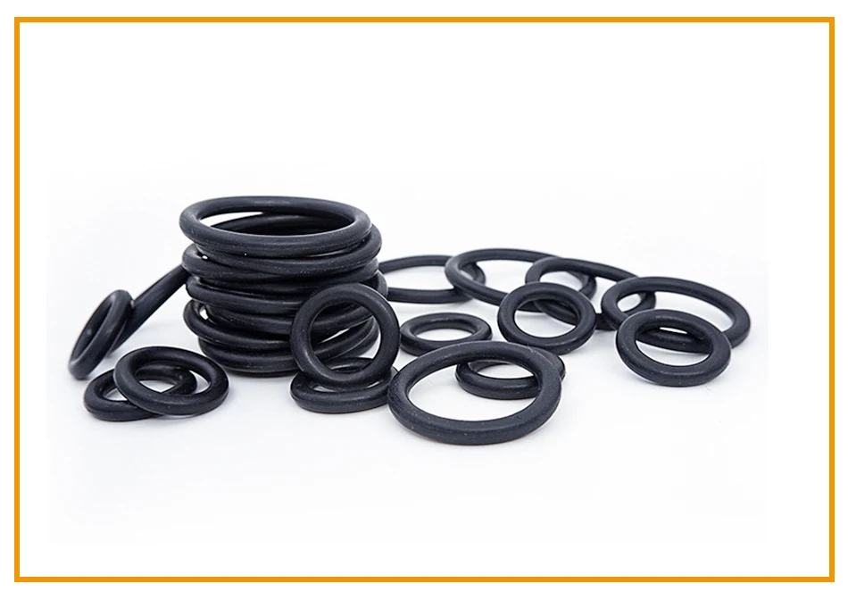 CS3.55/5/5.3mm ID17-240mm NBR O Ring Seal Gasket Thickness Wear Resistant Automobile Petrol Nitrile Rubber O-Ring Waterproof