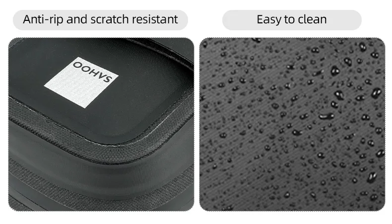 Bicycle Saddle Bag Rain Proof Rear Seat Tube Pannier Reflective Cycling Storage Tail Pouch Rear Dry Pack 0.5L Capacity
