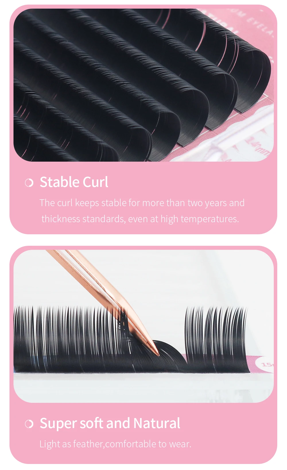 ANNAFRIS Korean PBT 8~25mm MIX Long Length Natural Matte Individual Premium Eyelashes Extension Faux Mink Supplies Lashes Makeup