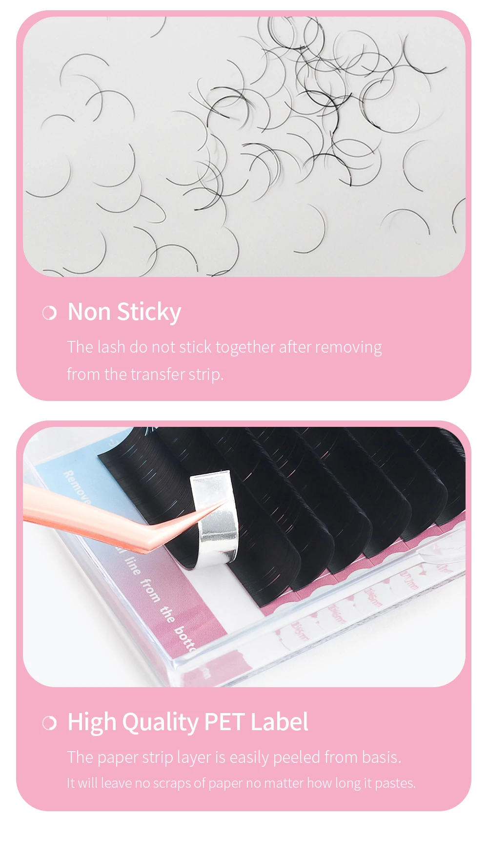 ANNAFRIS Korean PBT 8~25mm MIX Long Length Natural Matte Individual Premium Eyelashes Extension Faux Mink Supplies Lashes Makeup
