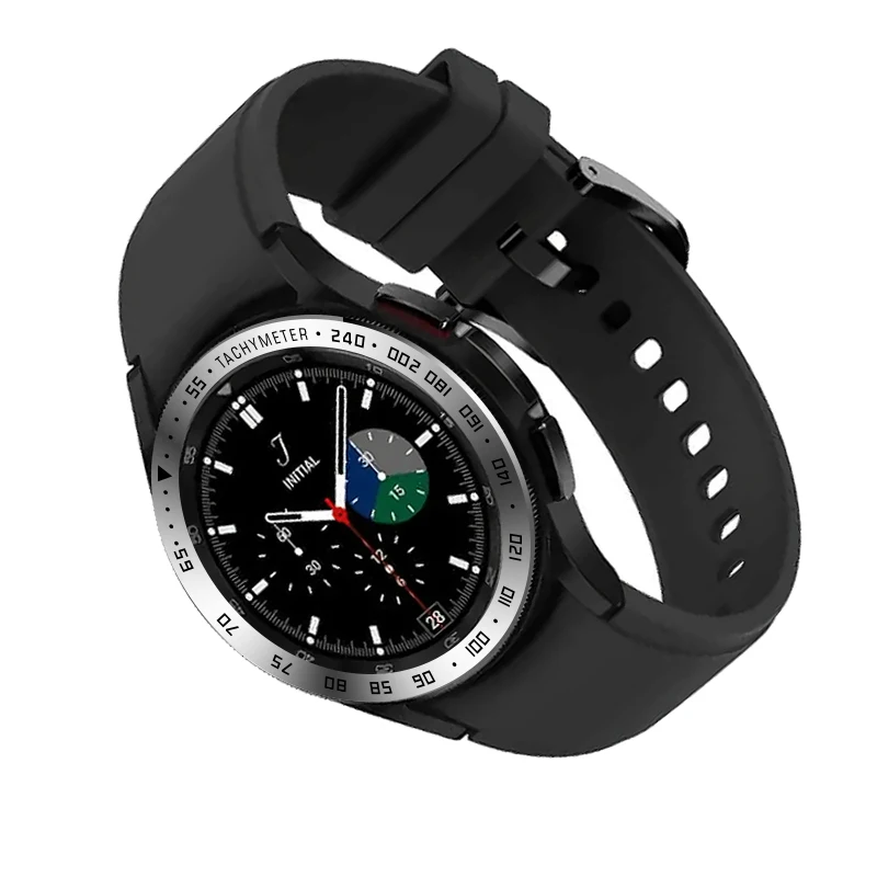 For Samsung Galaxy Watch 4 Classic 46MM 42MM Bezel Ring Cover Stainless Steel Protection Case Smart Watch Protective Frame