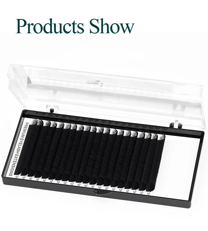 H&L SINCE 1990 20Rows Individual Eyelash Extension Lashes Maquiagem Cilios for Soft Natural Faux Mink Eyelashes for Extensions