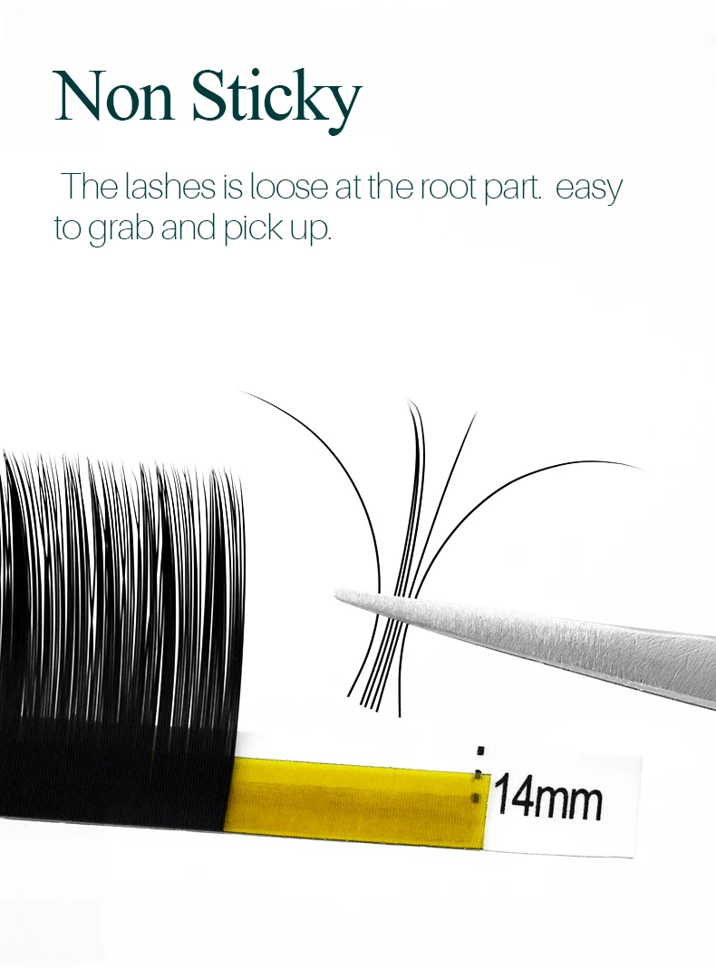 H&L SINCE 1990 20Rows Individual Eyelash Extension Lashes Maquiagem Cilios for Soft Natural Faux Mink Eyelashes for Extensions