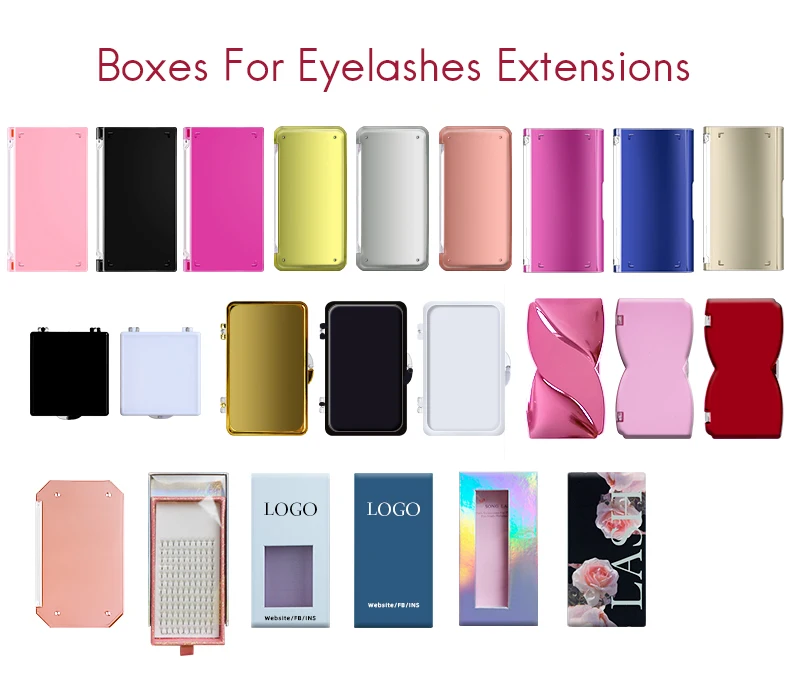 H&L SINCE 1990 20Rows Individual Eyelash Extension Lashes Maquiagem Cilios for Soft Natural Faux Mink Eyelashes for Extensions