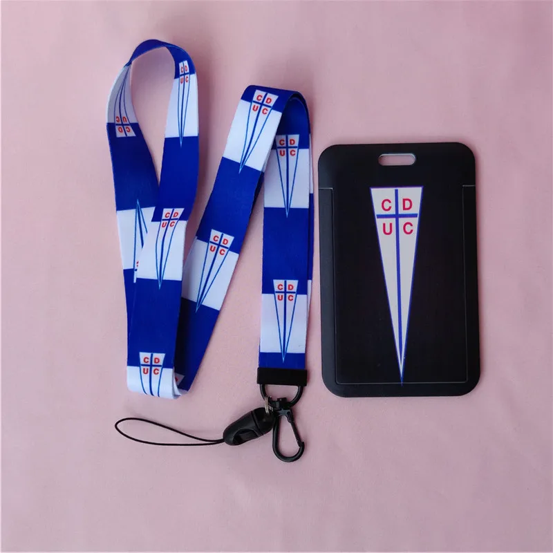Chile CD Catholic University Football Club Card Covers ID Card Holder Students Bus Card Case Lanyard Identity Badge Cards Cover