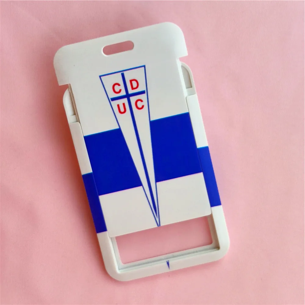 Chile CD Catholic University Football Club Card Covers ID Card Holder Students Bus Card Case Lanyard Identity Badge Cards Cover