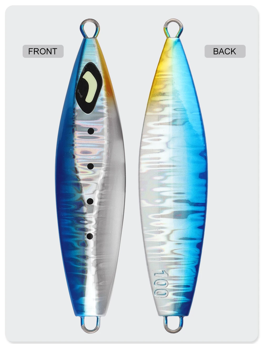 JIGGING PRO 100g 130g 160g 200g Slow Jigging Lure Japan Design Ocean Stinger Wing Lure Metal Jig