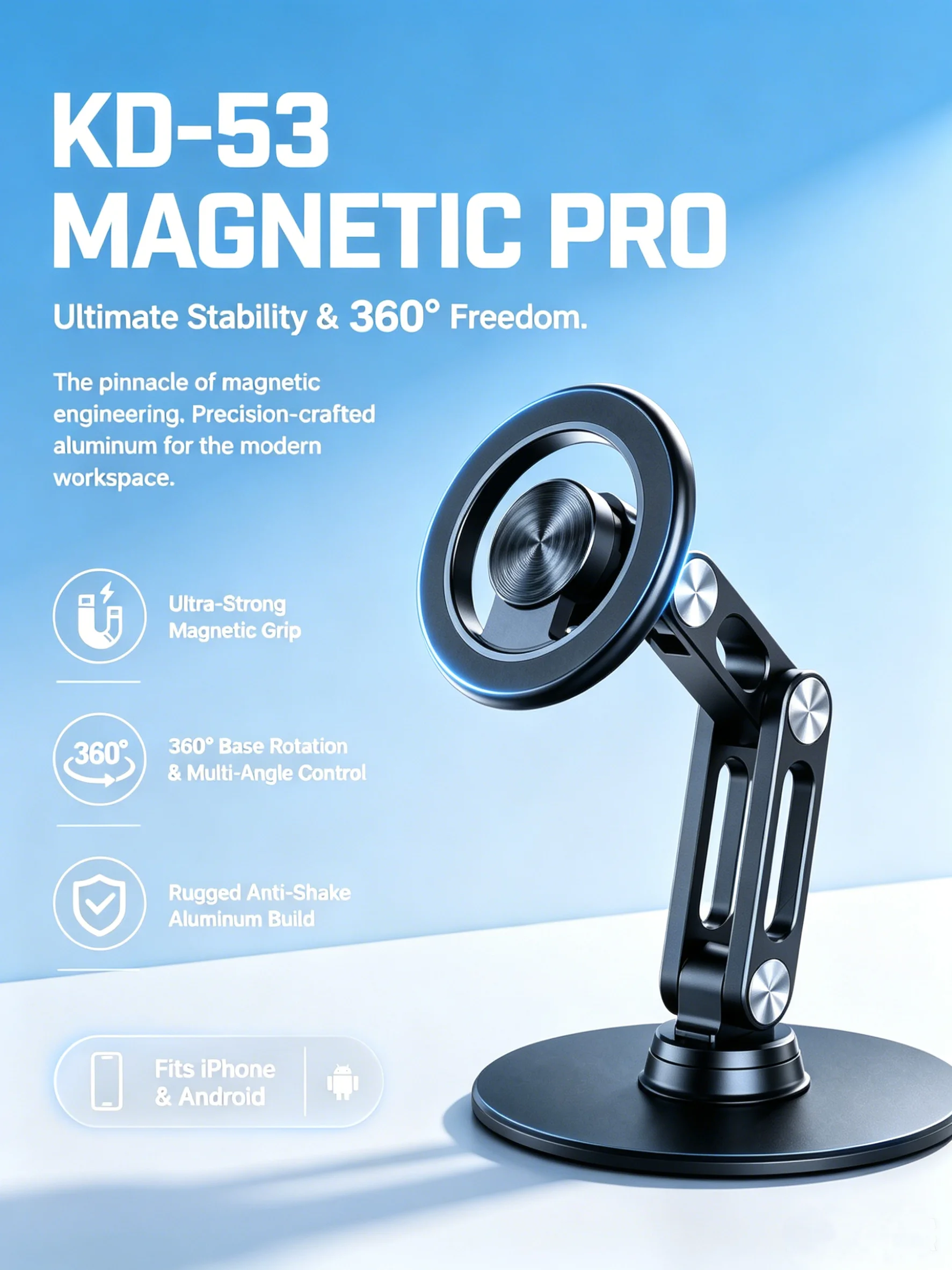 Magnetic Phone Holder Stand for Xiaomi Apple iPhone 12 13 14 Pro Max Samsung Cellphone Telephone Mobile Phone Support Accesories