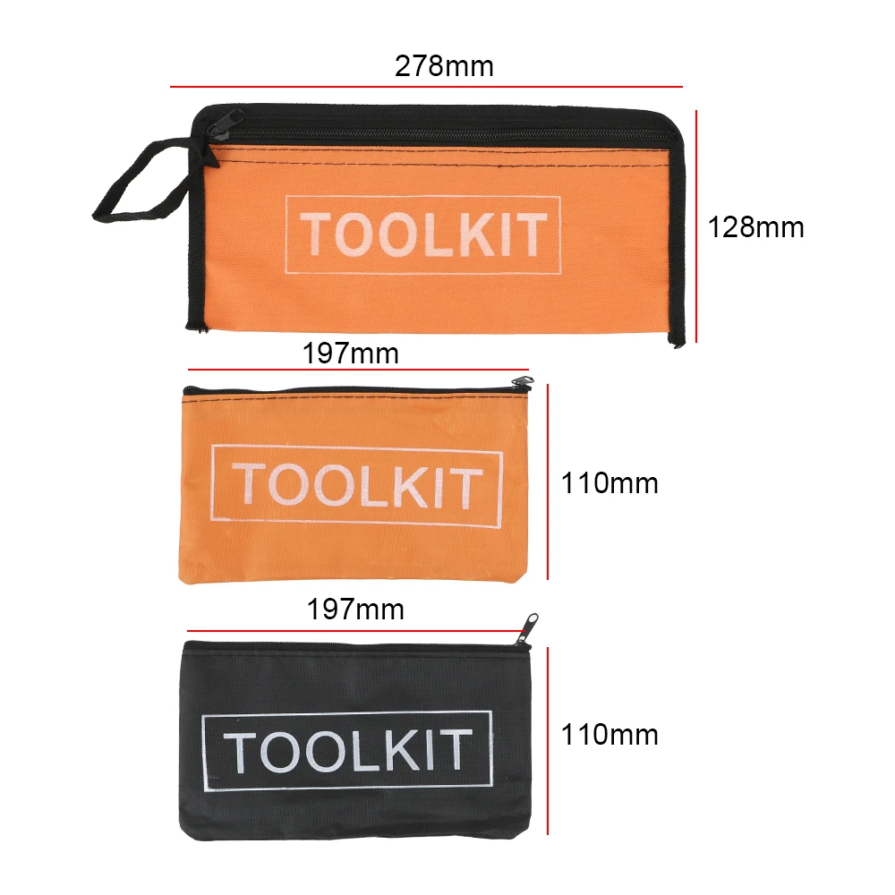 Waterproof Organizer High Quality Zipper Canvas Oxford Hardware Toolkits Multi-function Portable Bag Storage Bags Small Tool Bag