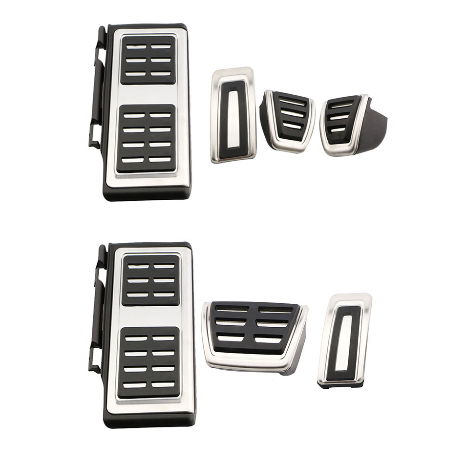 AT MT for VW GOLF 7 GTi MK7 Lamando POLO A05 Passat B8 Skoda Rapid Octavia 5E 5F A7 2014-2023 Stainless Steel Car Pedal Cover