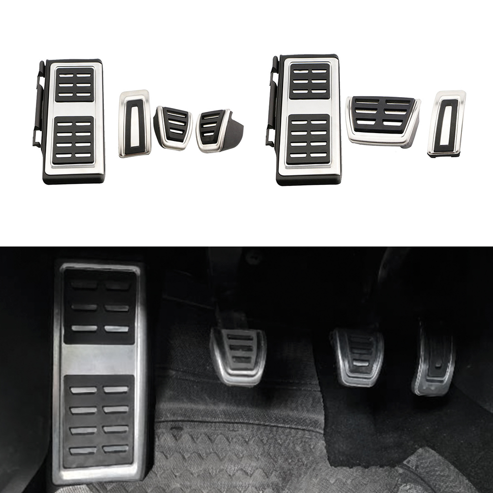 AT MT for VW GOLF 7 GTi MK7 Lamando POLO A05 Passat B8 Skoda Rapid Octavia 5E 5F A7 2014-2023 Stainless Steel Car Pedal Cover