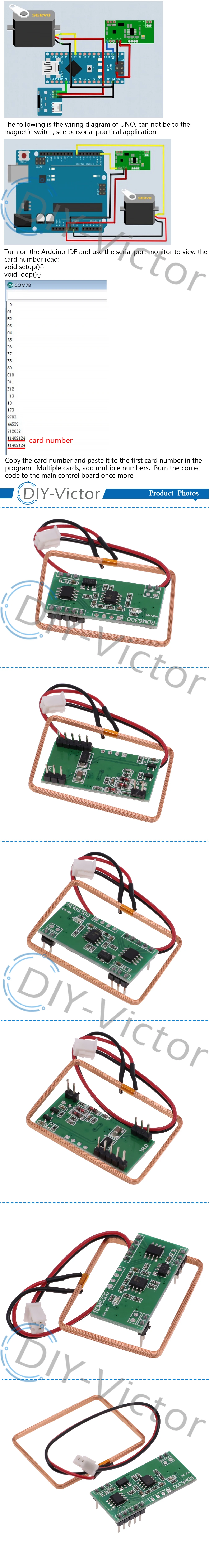 RFID module PN532 RC522 MFRC-522 RDM6300 Kits NFC S50 13.56 Mhz 125Khz 6cm With Tags SPI Write & Read for arduino uno 2560