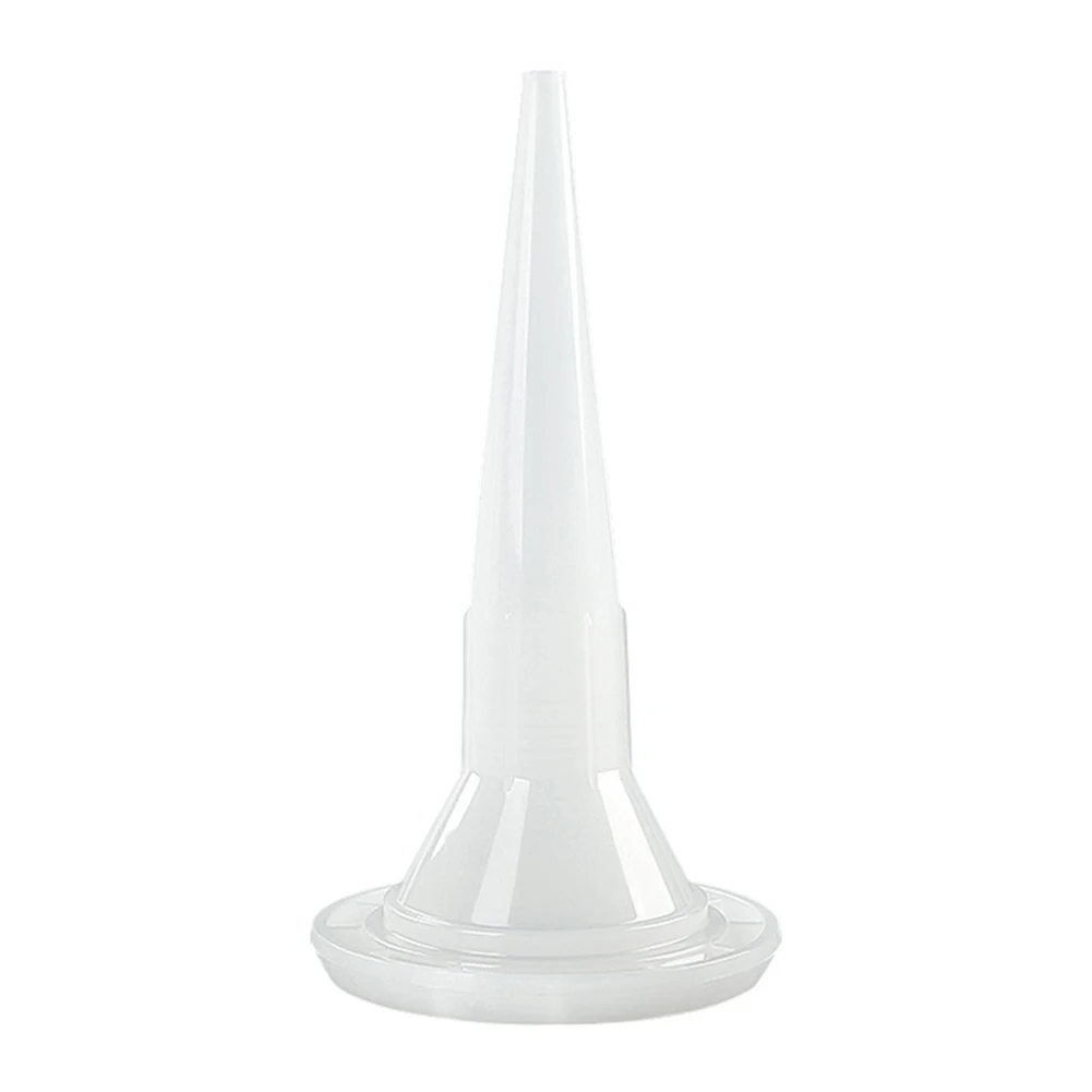 10pcs Caulking Nozzle Structural Glue Nozzle Universal Glue Tip Mouth Sealant Silicone Caulking Tips Replacement Parts Plastic