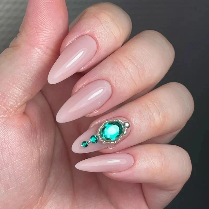 MSHARE 50ml Natural Nails Gel Builder Nalil Tpo Free Self Leveling Gel for Nail Extension Construction Pink Shade UV Led Gel