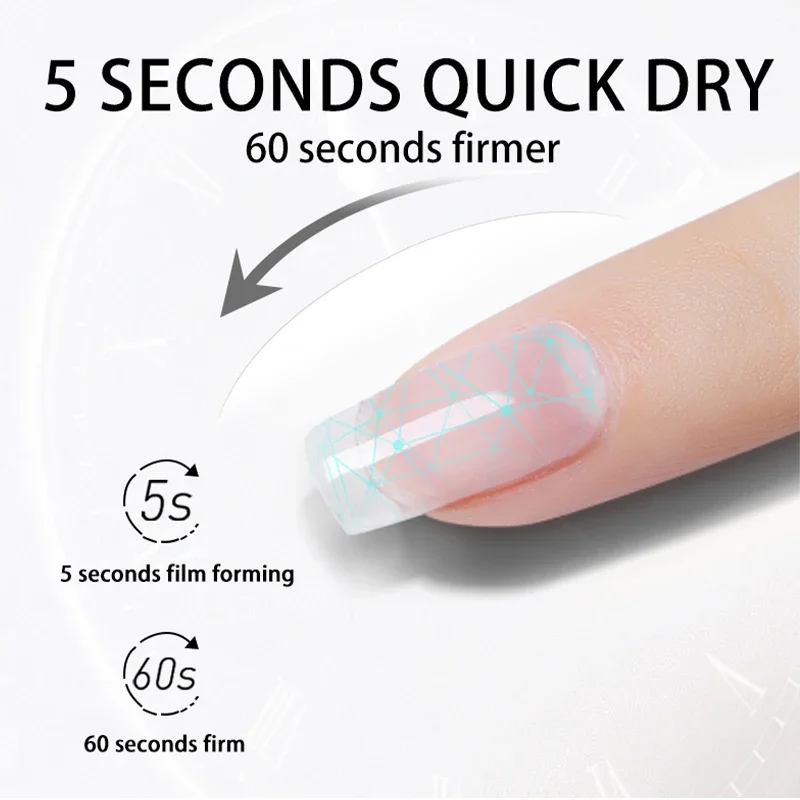 MSHARE 50ml Natural Nails Gel Builder Nalil Tpo Free Self Leveling Gel for Nail Extension Construction Pink Shade UV Led Gel