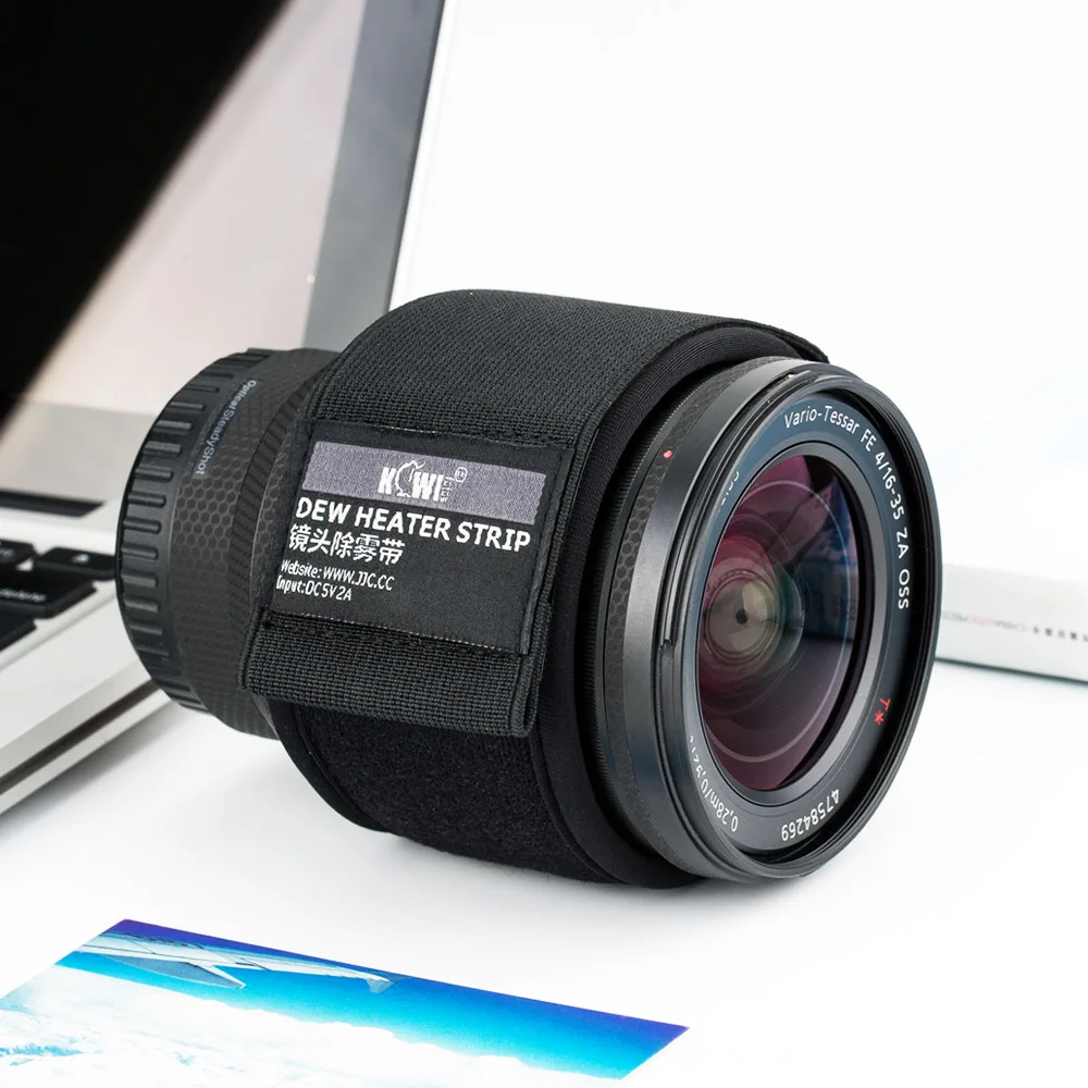 Adjustable DSLR Camera Lens Dew Heater Strip USB Lens Warmer Heater Photography Photo Shooting Temperature Control Dew Heater