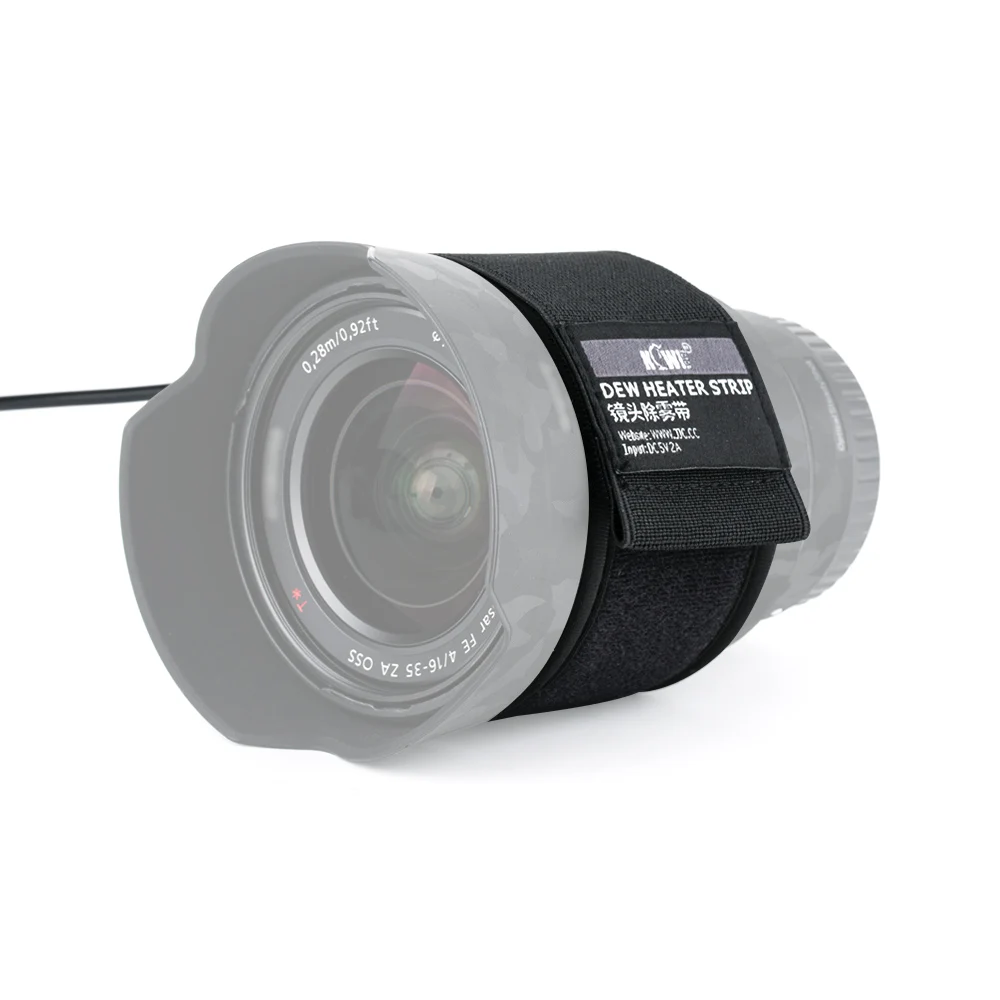 Adjustable DSLR Camera Lens Dew Heater Strip USB Lens Warmer Heater Photography Photo Shooting Temperature Control Dew Heater