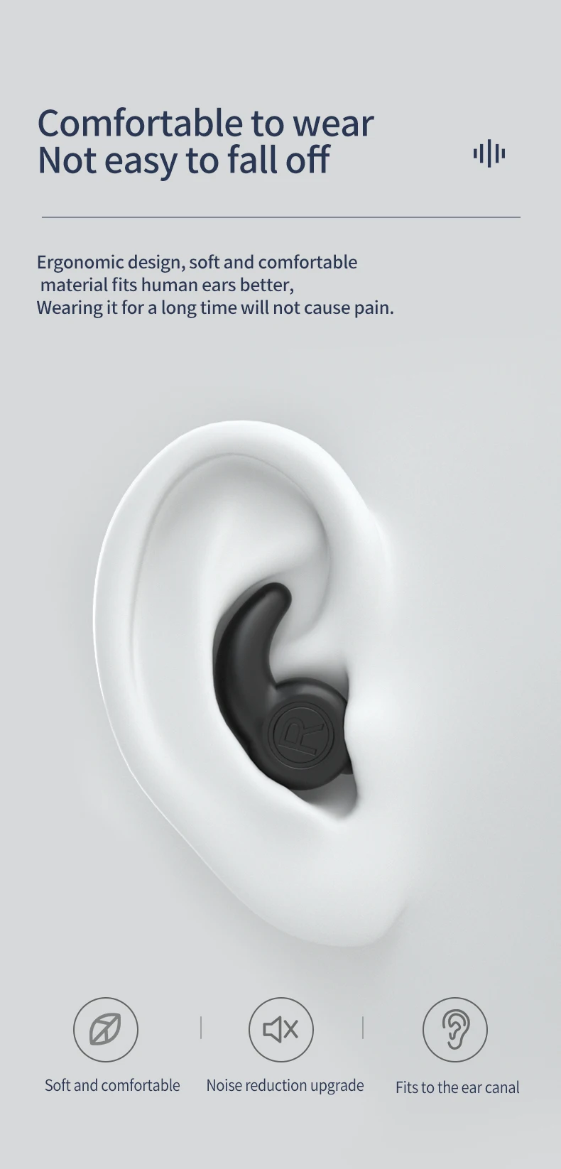 1 Pair Ear Plugs Noise Reduction Tapones Oido Ruido Oordopjes Soft Silicone Ear Muffs Tapones Para Dormir Earplugs For Sleeping