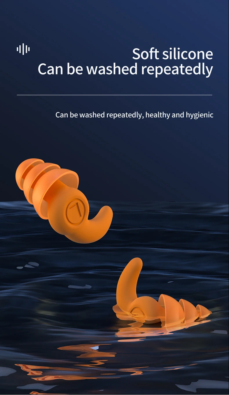 1 Pair Ear Plugs Noise Reduction Tapones Oido Ruido Oordopjes Soft Silicone Ear Muffs Tapones Para Dormir Earplugs For Sleeping