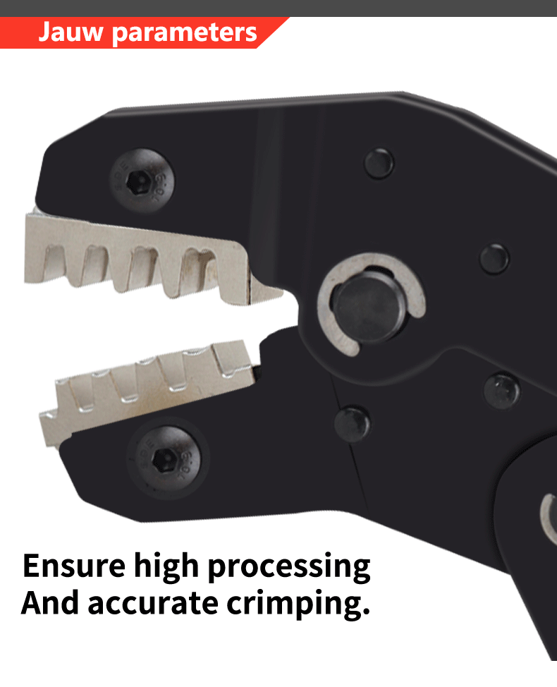 Ratchet crimping tool SN-58B crimping pliers XH2.54/DuPont2.54/2.8/4.8/6.3/uninsulated/ferrule terminals 0.5-1.5mm ²/ AWG23-16