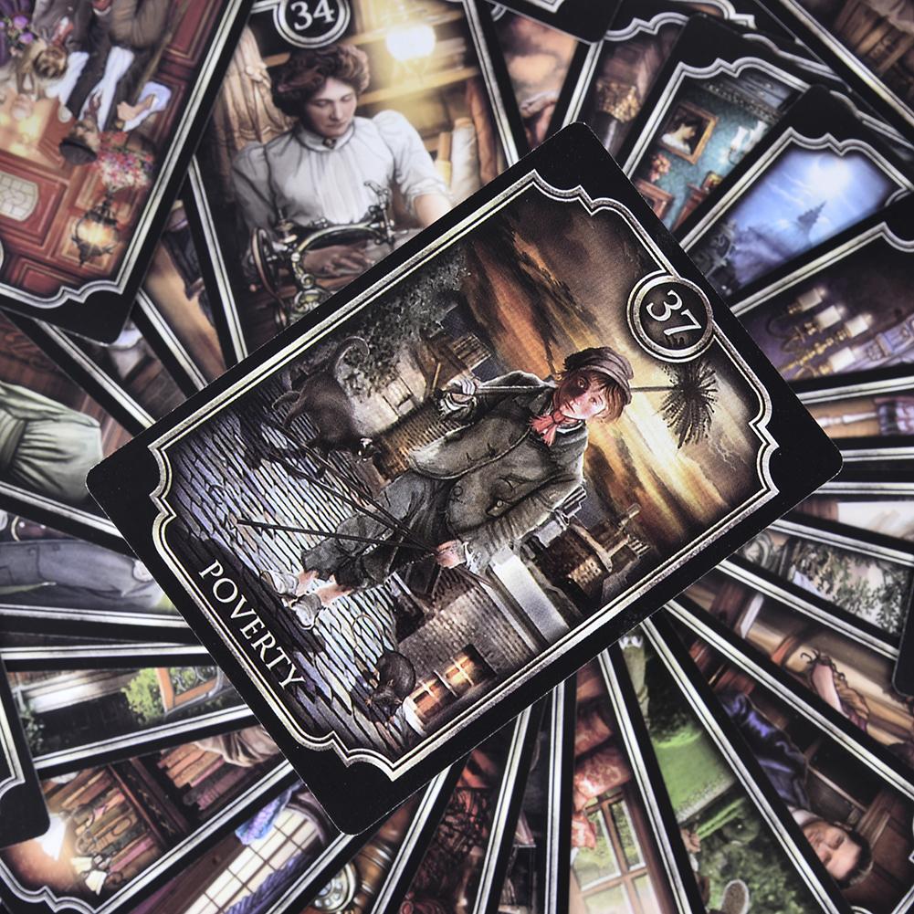 NEW Fin Sieve Kipper Tarot Cards Full English Board Games Divination Fate Family Party Playing Oracle Card Deck Table Game