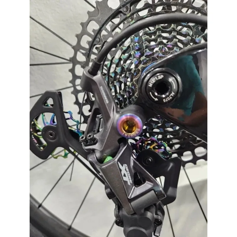 Rear Derailleur Hanger Bolt For SHIMANO M7100 M7120 M8100 M8120 M9100 M9120 MTB Rear Derailleur  TC4 Titanium Alloy Screws