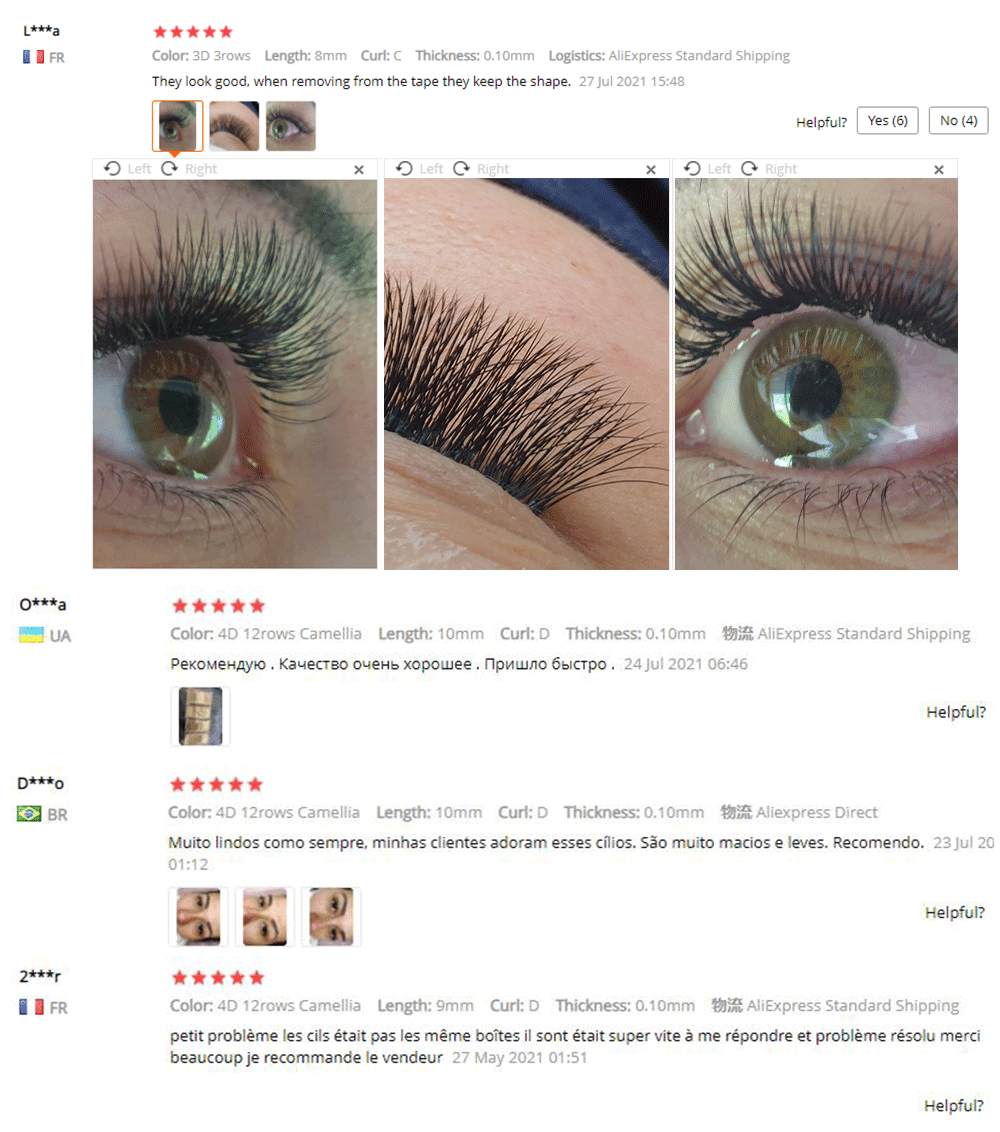 E-young 2d Premade Lashes Volume Fans Short Stem C/D Curl 0.1mm Natural False Eyelashes Extensions Premade Fans Wholesale Makeup