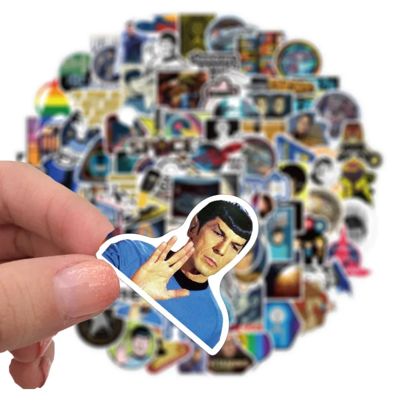 10/30/50/100Pcs Movie star trek For Snowboard Laptop Luggage Fridge Car- Styling Vinyl Decal Home Decor Stickers