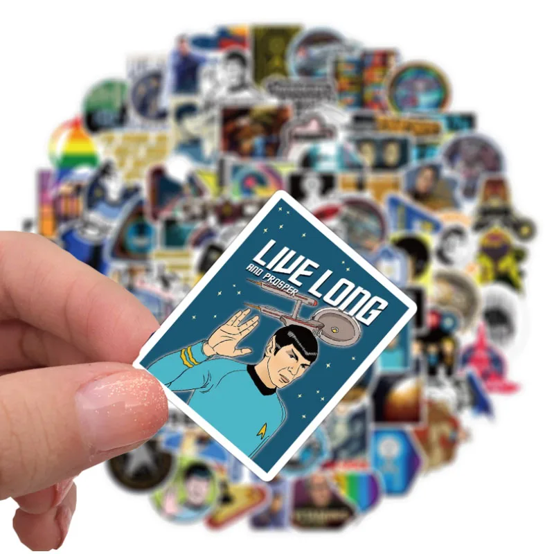 10/30/50/100Pcs Movie star trek For Snowboard Laptop Luggage Fridge Car- Styling Vinyl Decal Home Decor Stickers