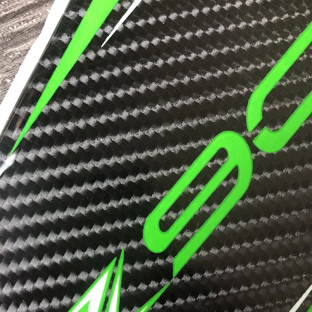 3D Carbon Fibre Motorcycle Accessories Sticker Decal Gas Oil Fuel Tank Pad Protector Case Non-Slip Decorative For Z900 z900se