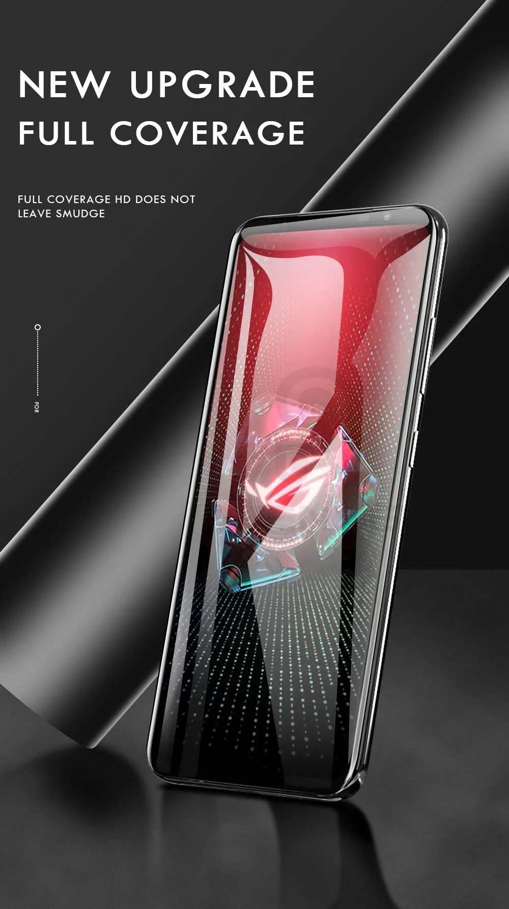 Tempered Glass Screen Protector For Asus Rog Phone 5 3 7 6D 5S 6 8 9 Pro Oleophobic Protective Glass