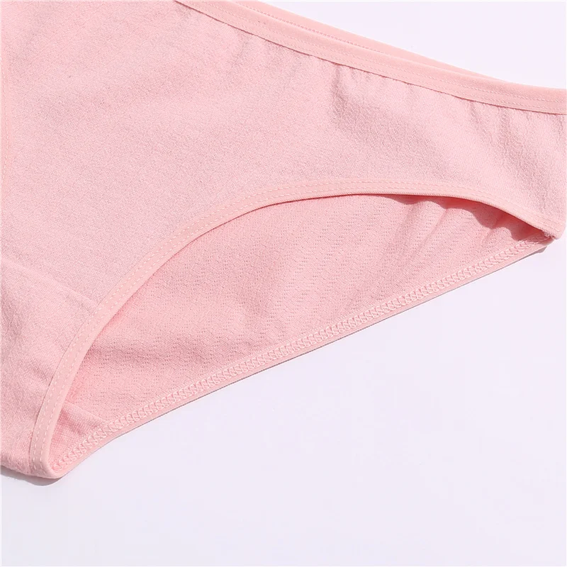 Cotton Panties Jacquard Design Pattern Women Panties Underwear Sexy Female Lingerie Briefs Solid Color Intimate Pantys for Woman