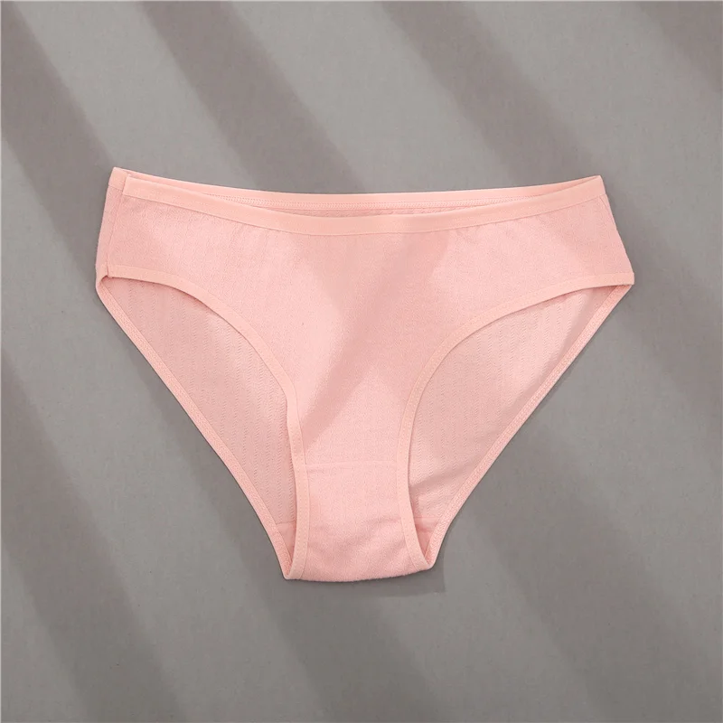 Cotton Panties Jacquard Design Pattern Women Panties Underwear Sexy Female Lingerie Briefs Solid Color Intimate Pantys for Woman