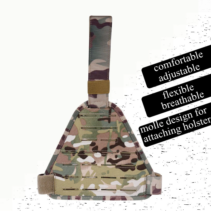 Hunting Thigh Holster Drop Leg Platform Quick Release Molle Hunting Drop Leg Holster Paddle Adapter Platform Leg Plate