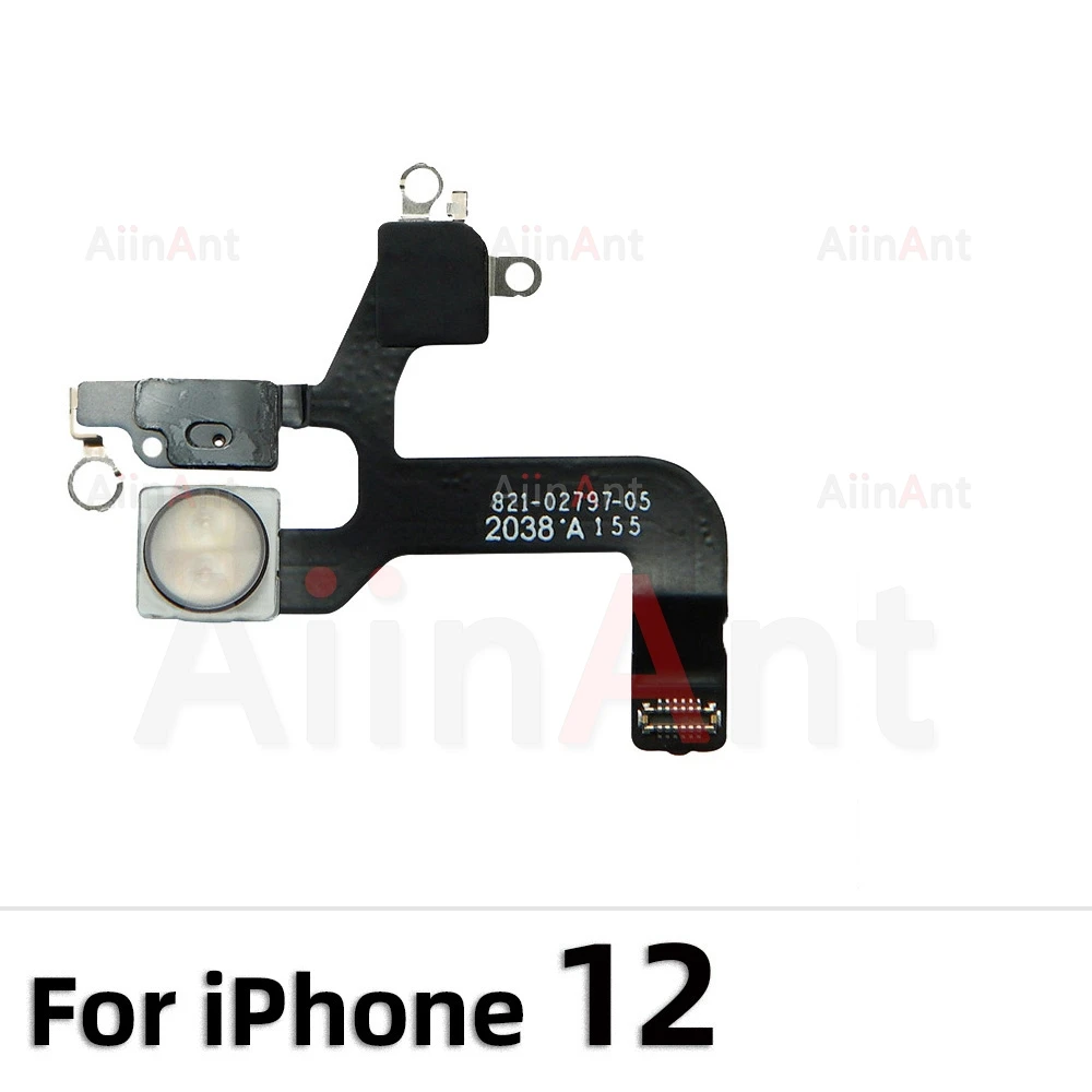 AiinAnt For iPhone 12 Pro Max Mini Plus FlashLight Power Volume Flash Light Flex Cable