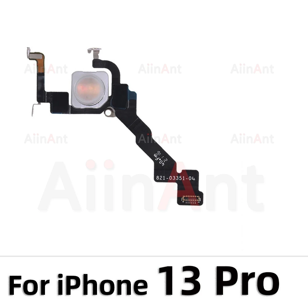 AiinAnt For iPhone 12 Pro Max Mini Plus FlashLight Power Volume Flash Light Flex Cable