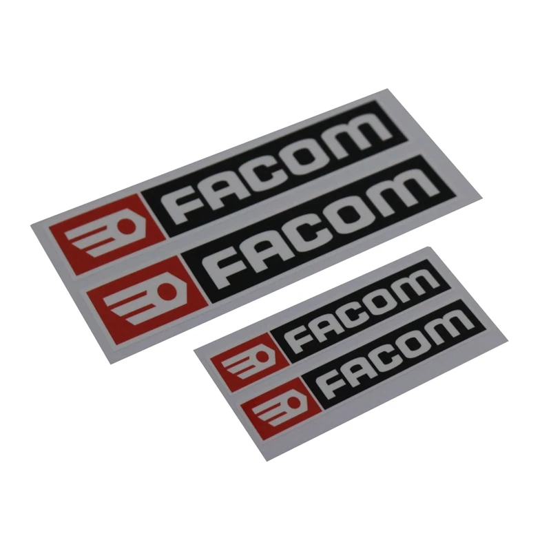 Kit of 2 For FACOM Stickers Printed On High Quality Vinyl For Car, Motorcycle or Various Surfaces decorative decal sticker
