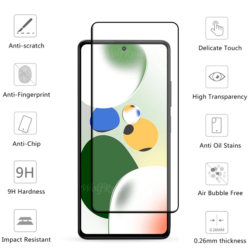 For Poco X5 Pro 5G Glass For Xiaomi Poco X5 Pro Tempered Glass 9H Full Cover Screen Protector Poco M4 X3 X4 X5 Pro 5G Lens Glass