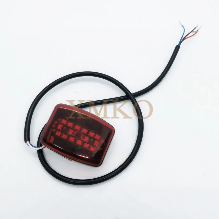 LED Rear Light 36V 48V Universal For Electric Scooter Vehicles Tail Stoplight Little Ants Scooter Light Parts