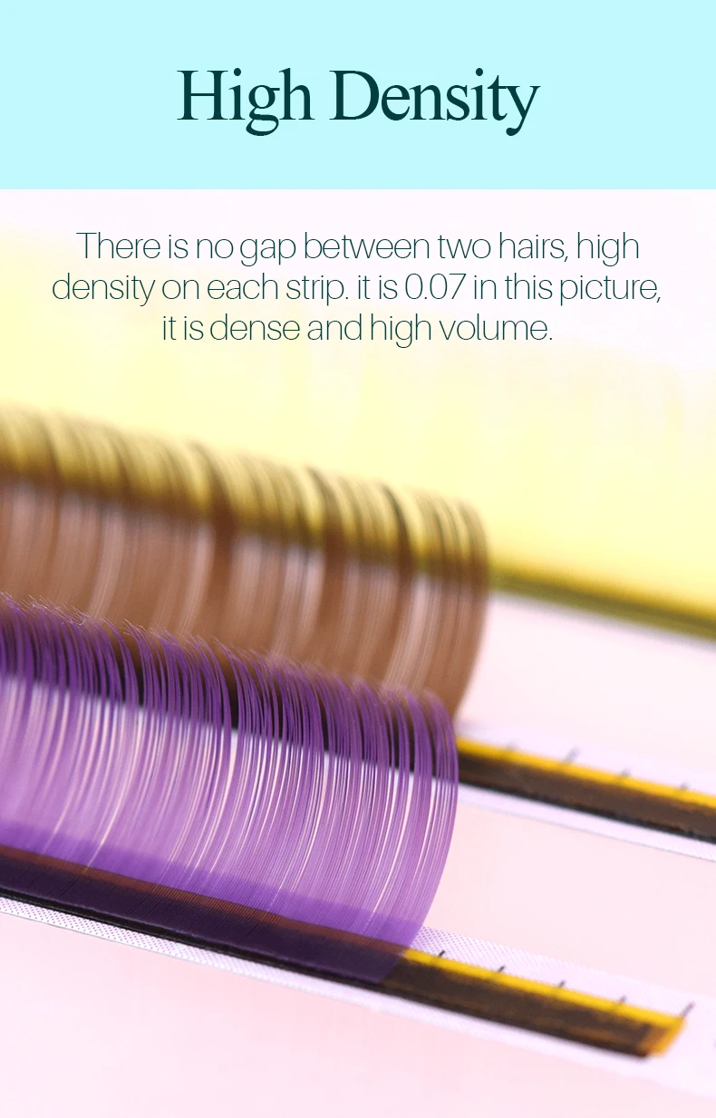 H&L New C/D/CC Curl 0.07 mm Mix Length False Lashes Eyelash Individual Colored Lashes Faux Eyelash Extensions
