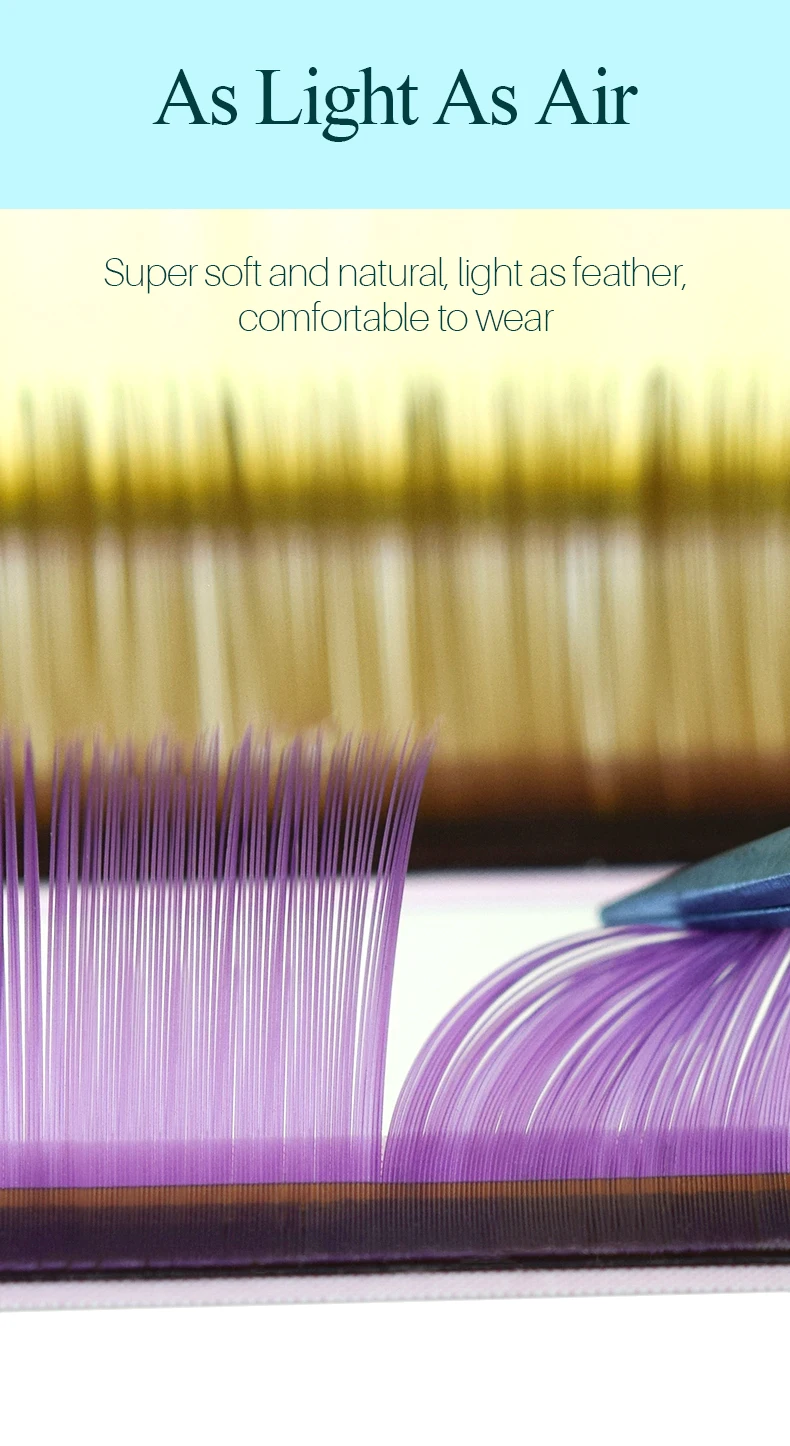 H&L New C/D/CC Curl 0.07 mm Mix Length False Lashes Eyelash Individual Colored Lashes Faux Eyelash Extensions
