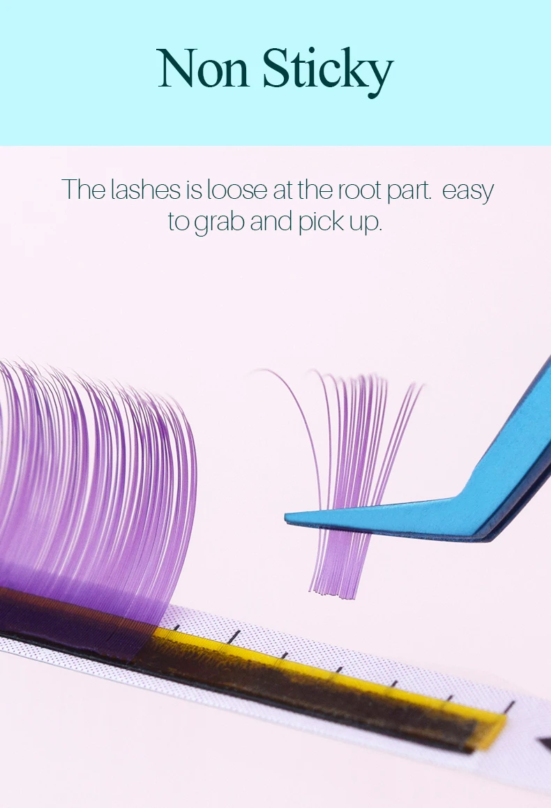 H&L New C/D/CC Curl 0.07 mm Mix Length False Lashes Eyelash Individual Colored Lashes Faux Eyelash Extensions