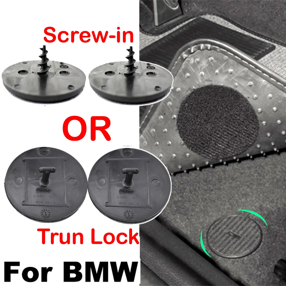2Pcs Floor Mat Clips for BMW Mini 1 3 Series 5 F10 F11 X5 Car Hook Loop Carpet Fixing OE 07149166609 9171368 106480 Sticker Clip