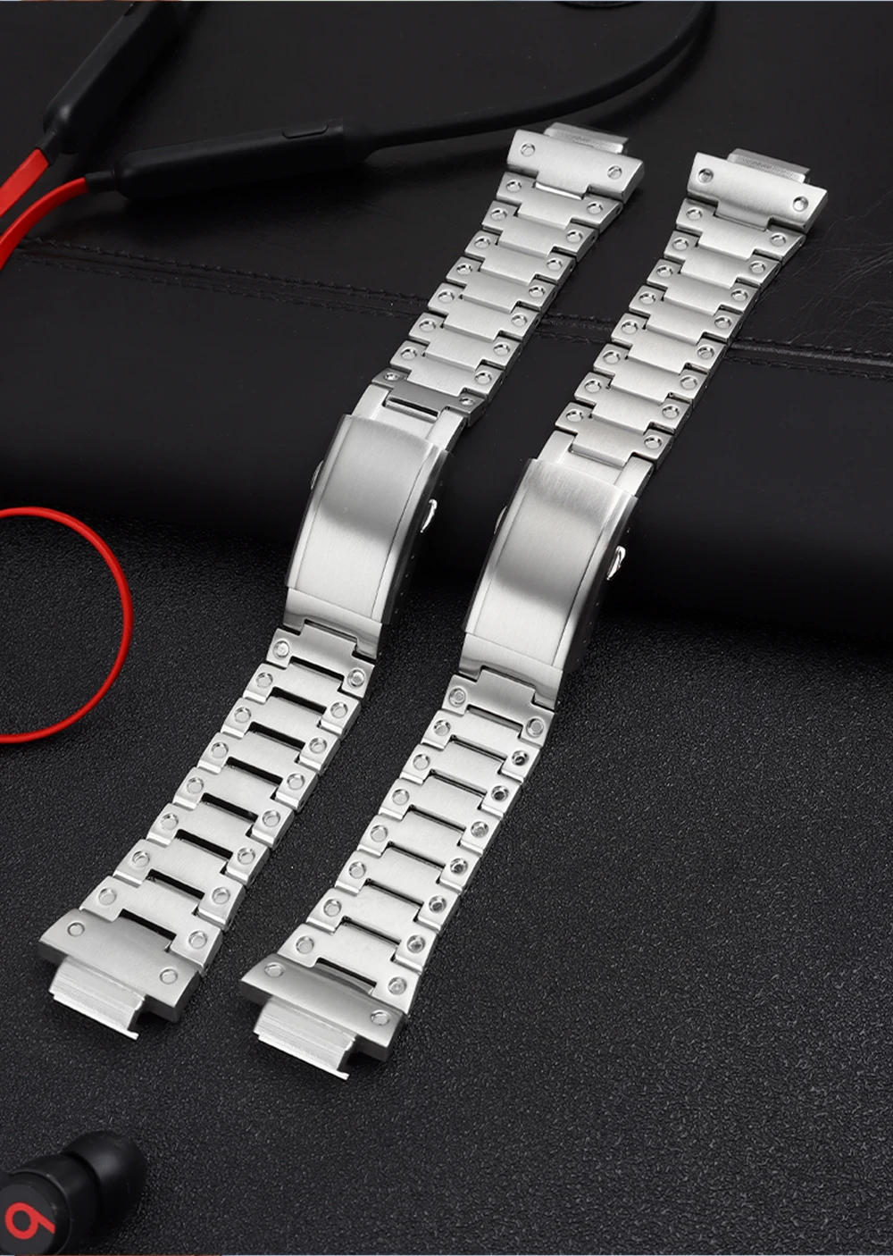 Stainless Steel Watchband for Casio G-Shock GW-M5610 DW5600 GW-5000 GBM-2100 GA2100 GM5600 GM2100 Watch Band Solid Steel Strap