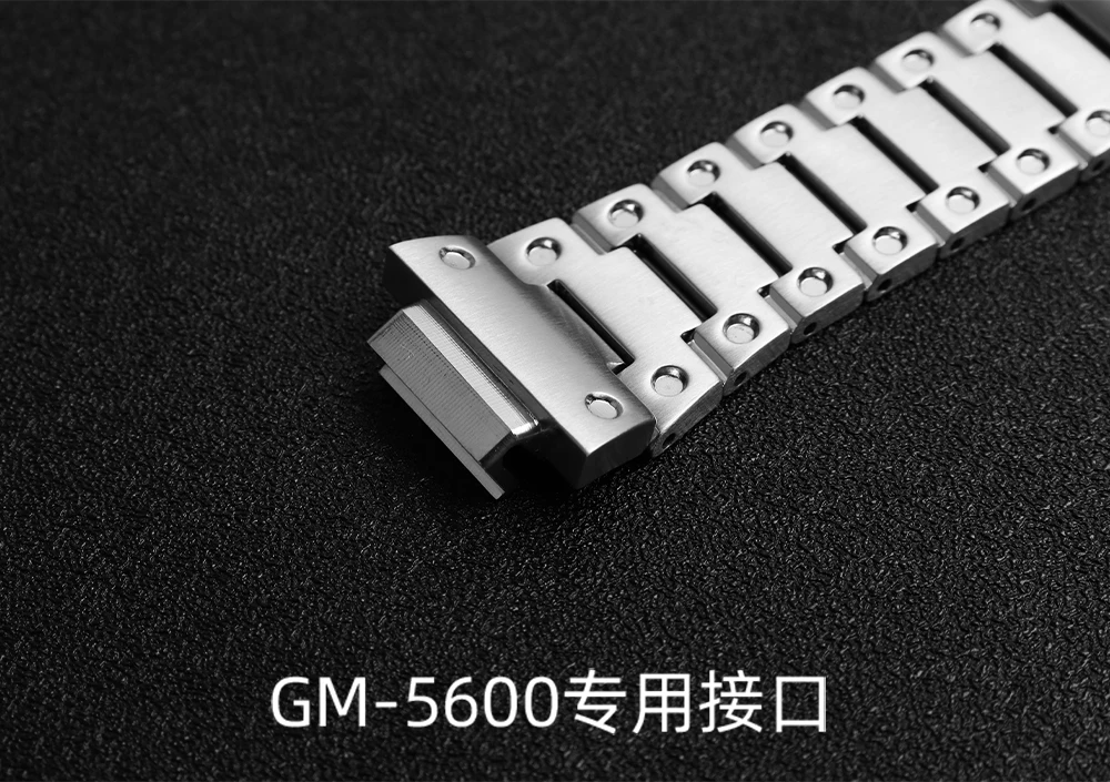Stainless Steel Watchband for Casio G-Shock GW-M5610 DW5600 GW-5000 GBM-2100 GA2100 GM5600 GM2100 Watch Band Solid Steel Strap